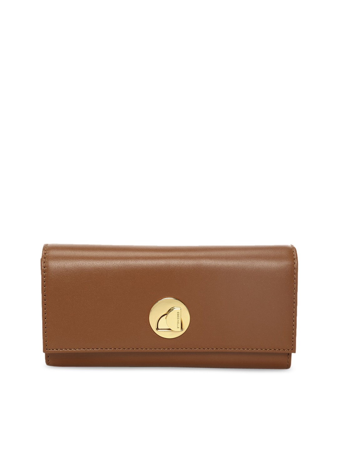 

Coccinelle Tan Leather Two Fold Wallets