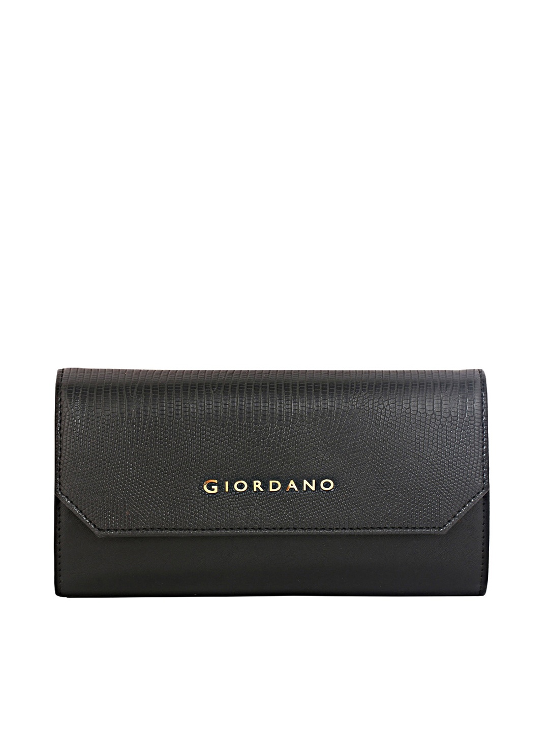 

GIORDANO Women Black Solid PU Envelope