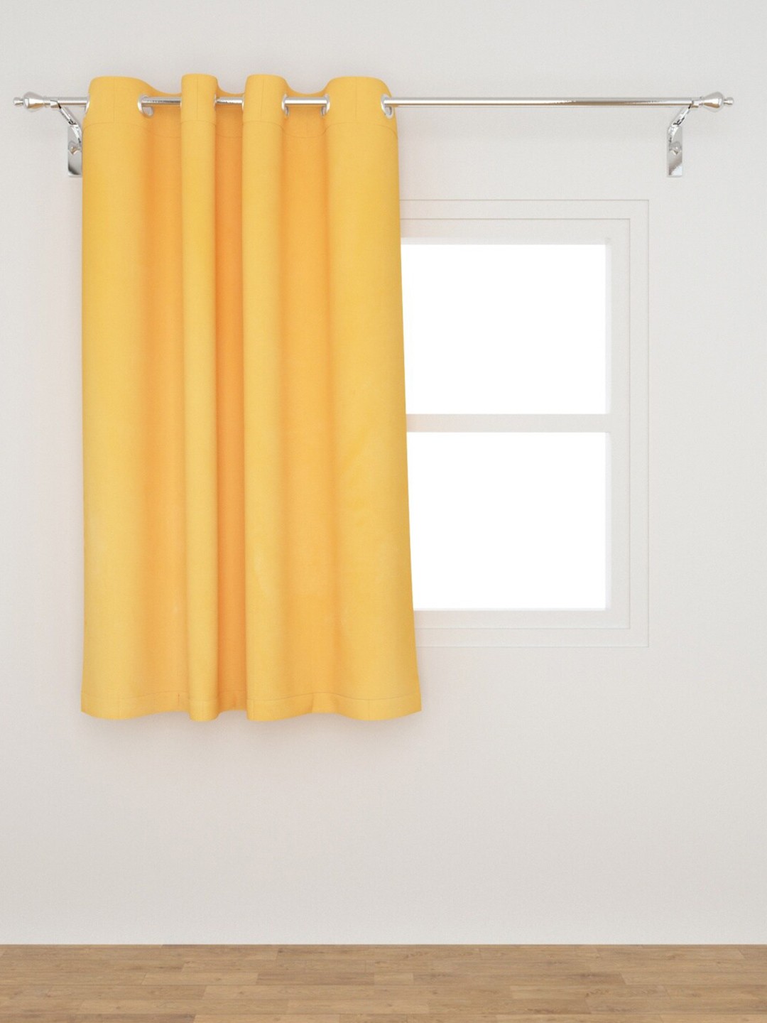 

Home Centre Yellow Single Window Curtain