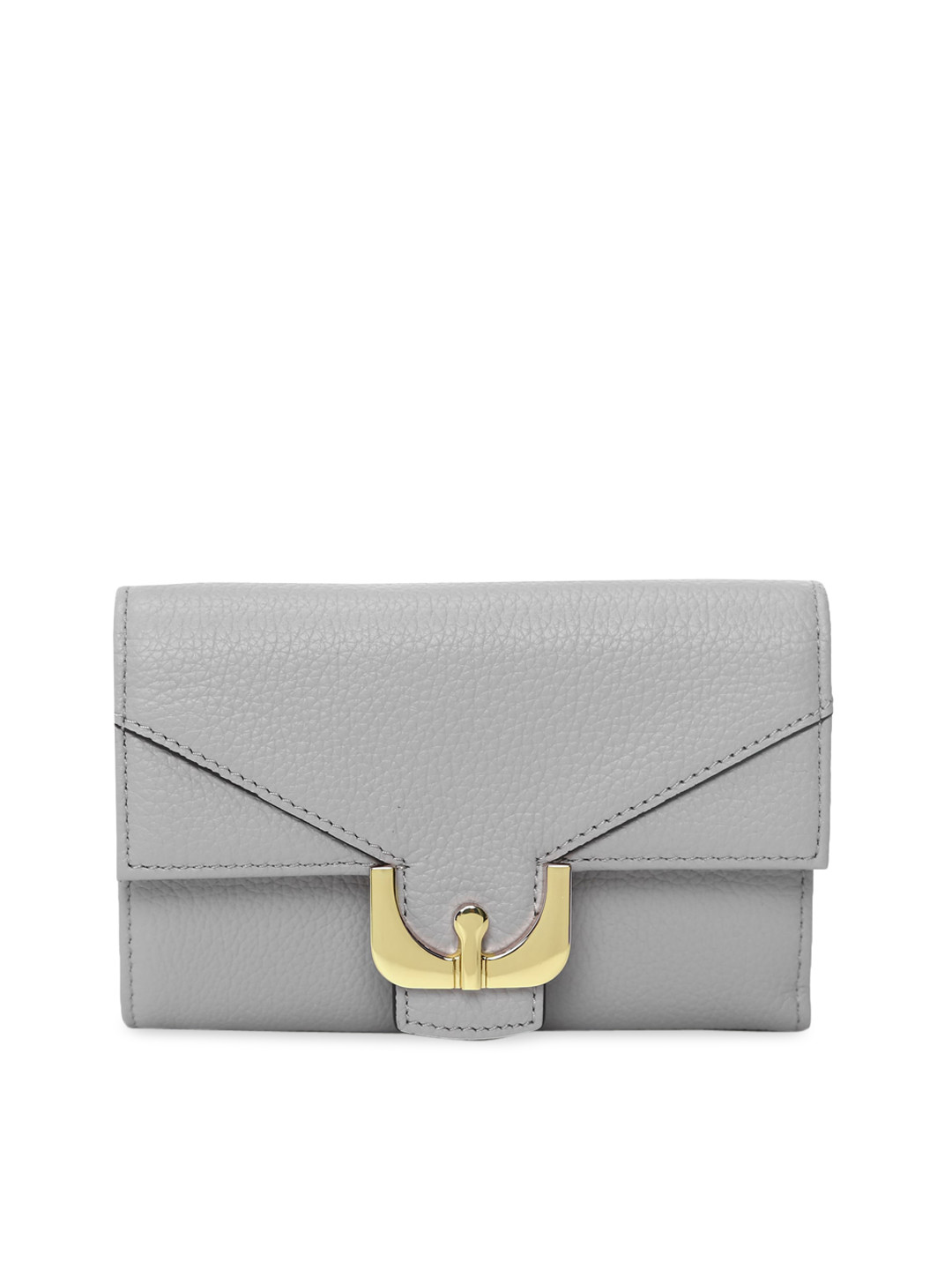 

Coccinelle Grey Leather Structured Sling Bag