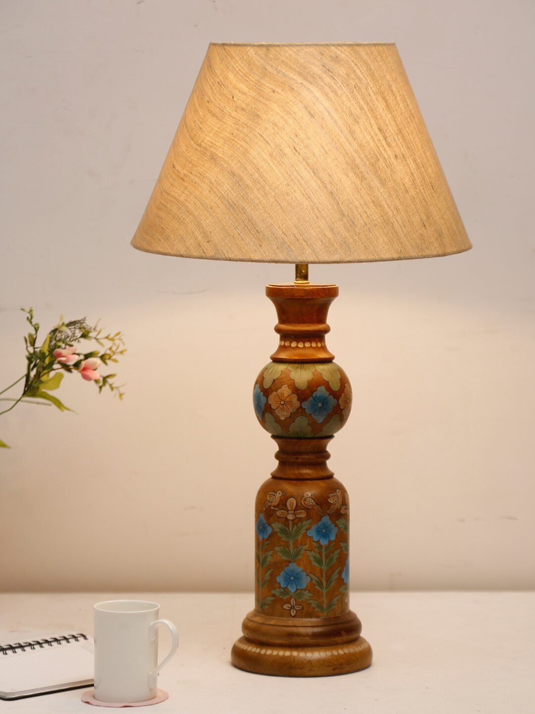 

Fabindia Ahan Table Lamp Without Shade, Yellow