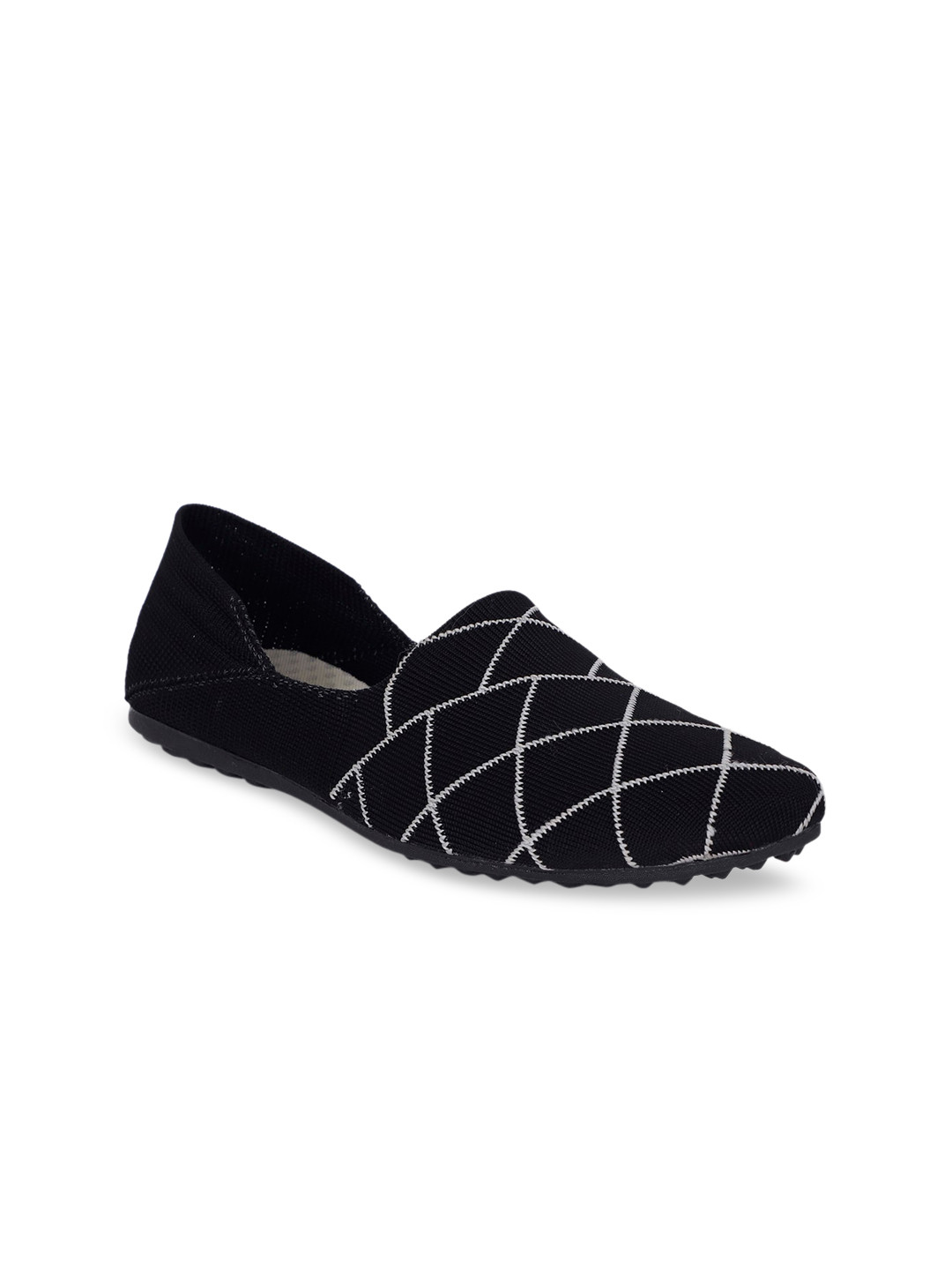 

aadi Men Black Slip-On Sneakers