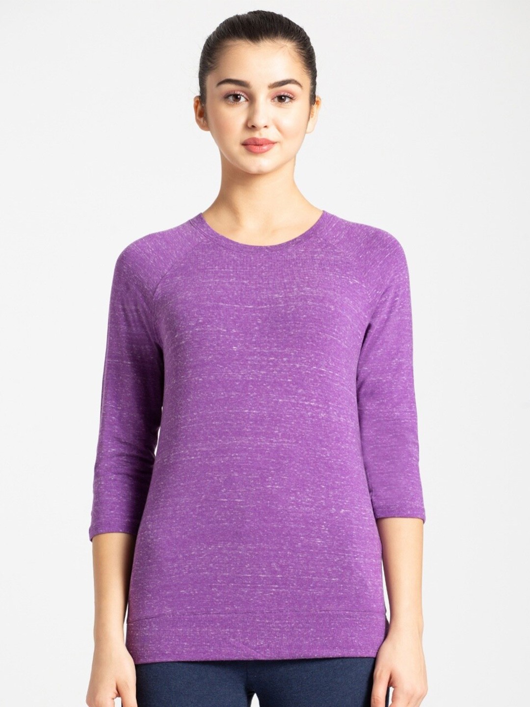 

Jockey Women Purple T-shirt