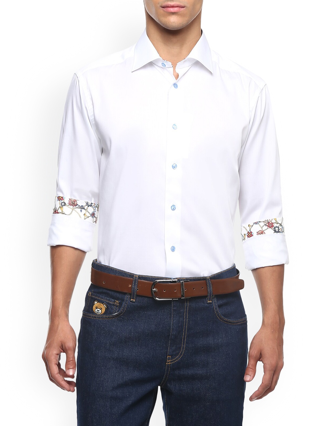 

Eton Men White Casual Shirt