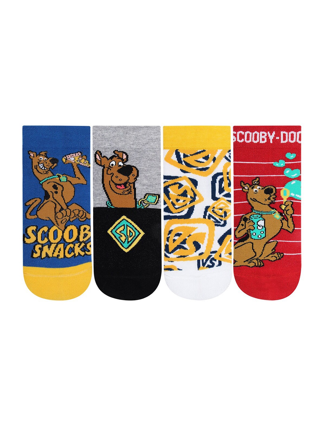 

Bonjour Boys Pack Of 4 Assorted Ankle-Length Socks