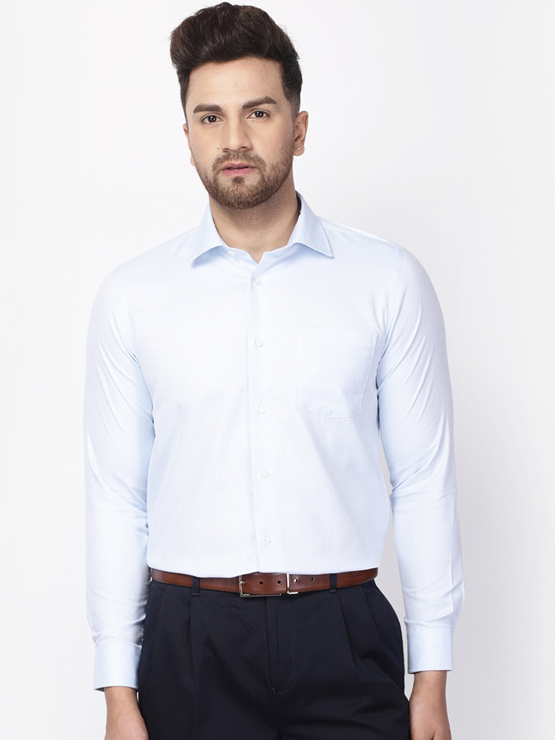 

Blackberrys Men Blue India Slim Fit Casual Shirt