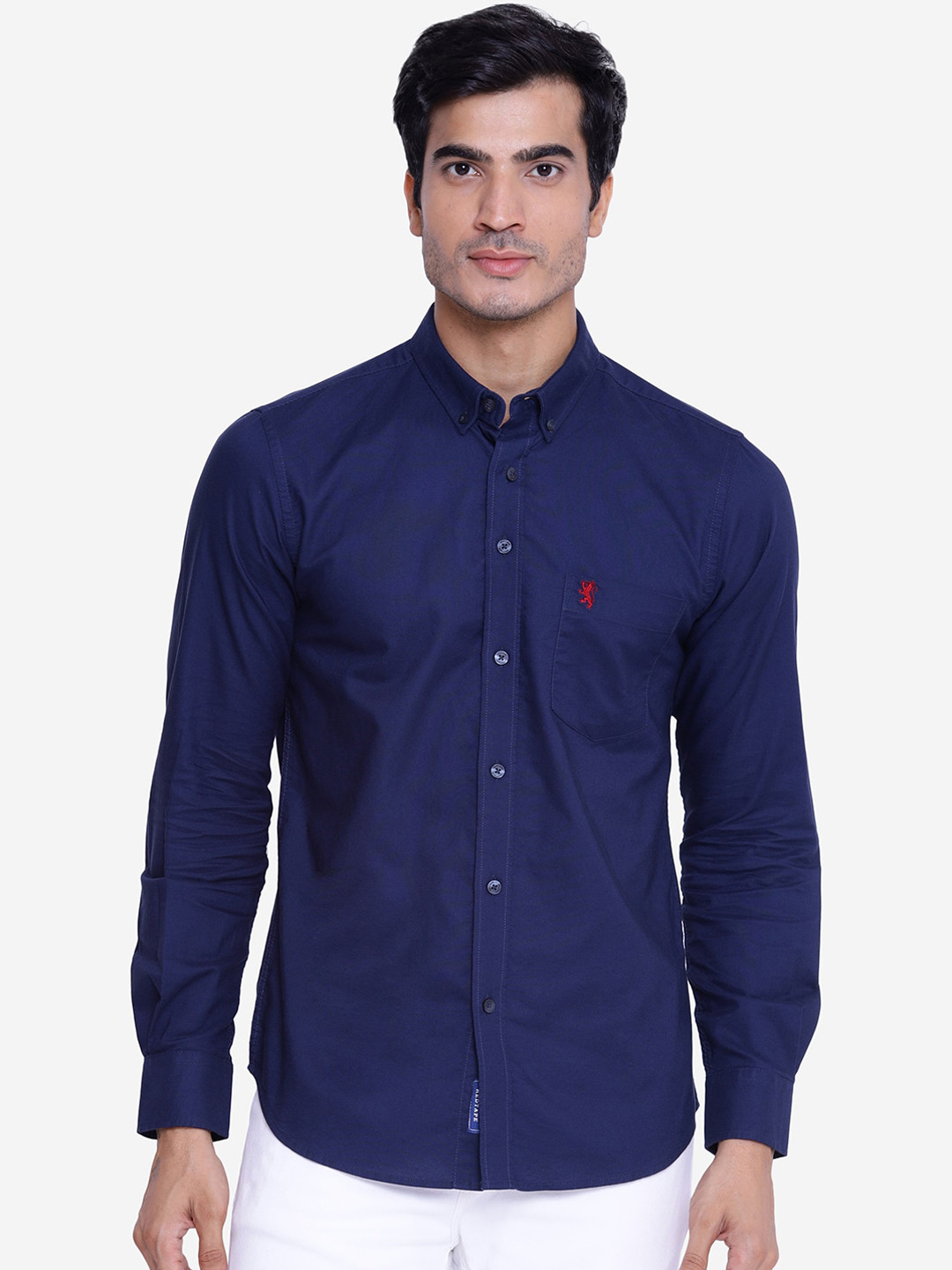 

Red Tape Men Navy Blue Casual Shirt