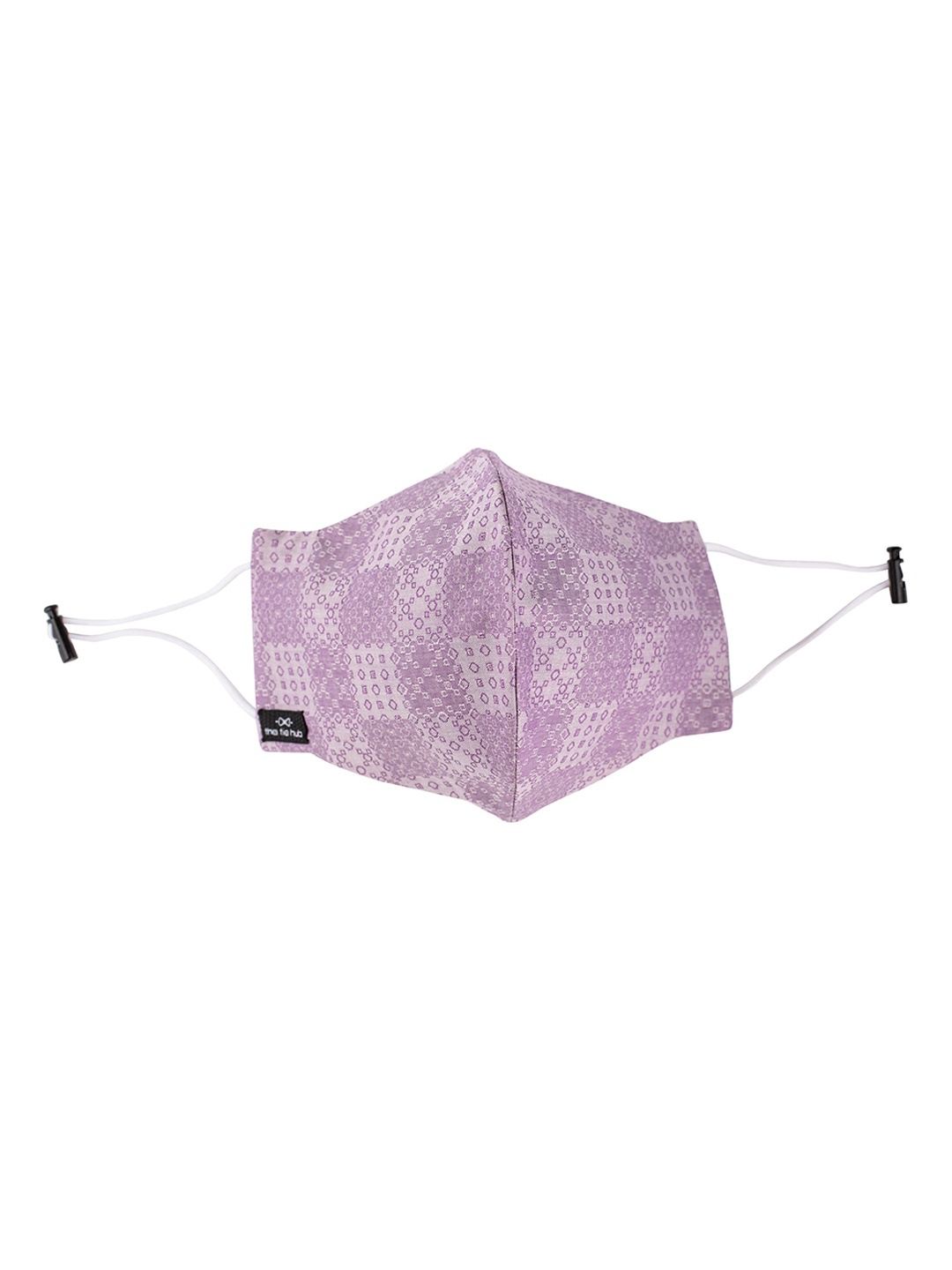 

The Tie Hub Unisex Purple Printed 2-Ply Pure Premium Cotton Reusable Cloth Mask