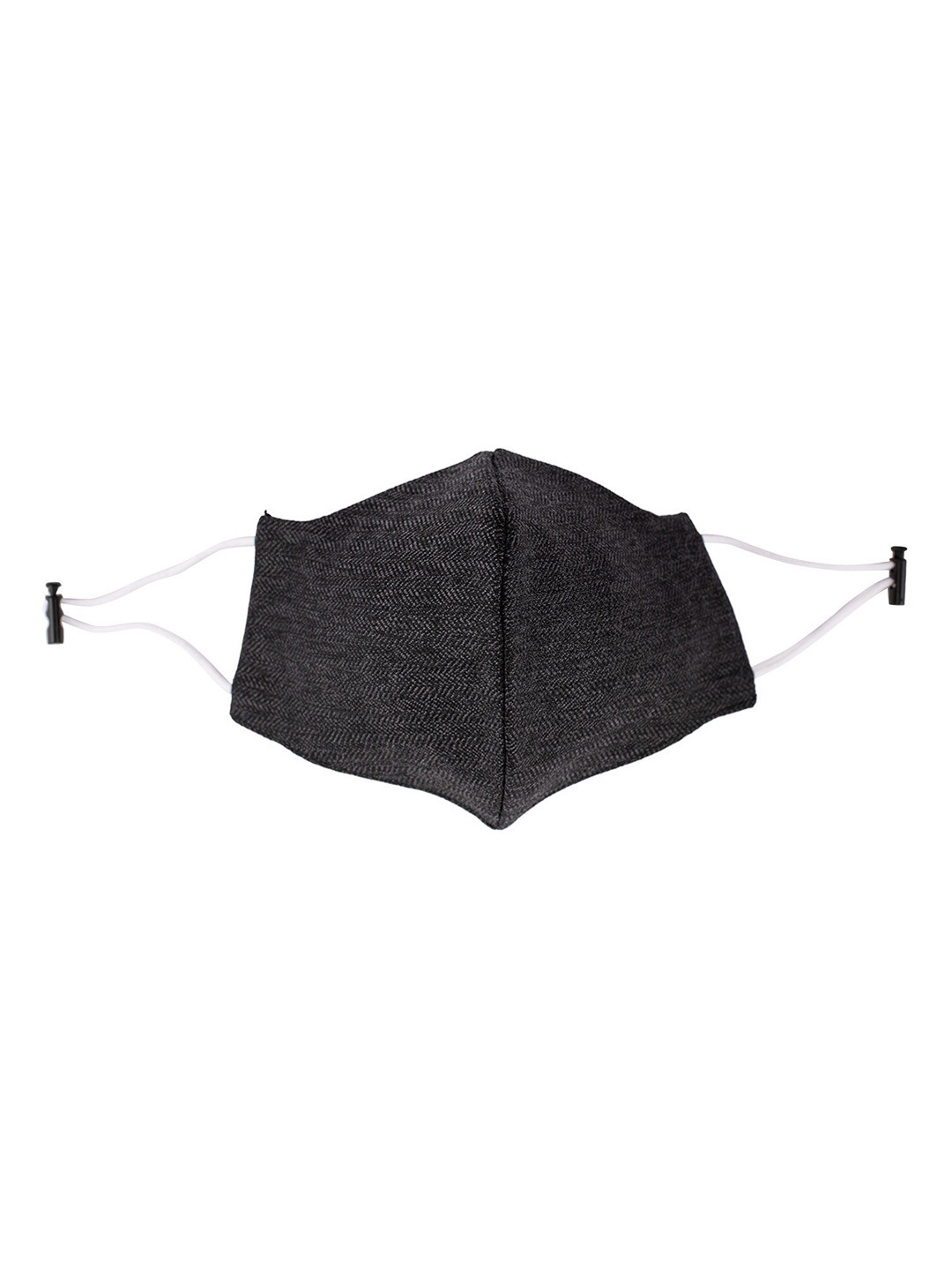 

The Tie Hub Grey Solid 2-ply Reusable Pure Cotton Cloth Mask