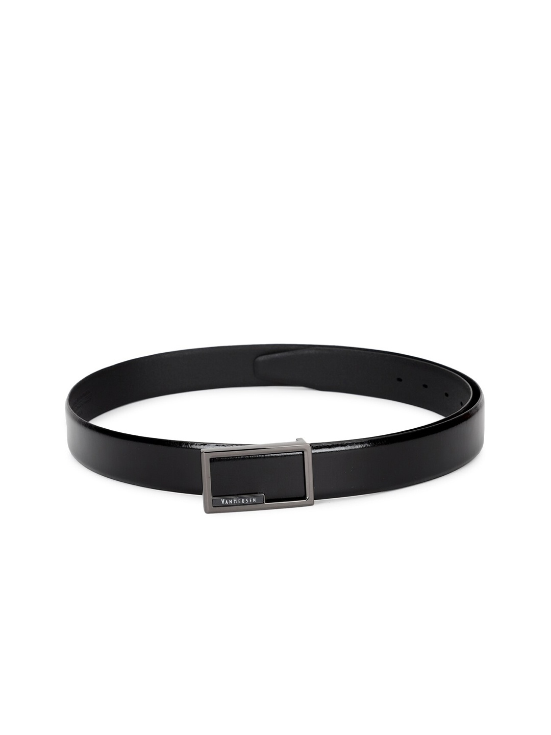 

Van Heusen Men Black Leather Formal Belt