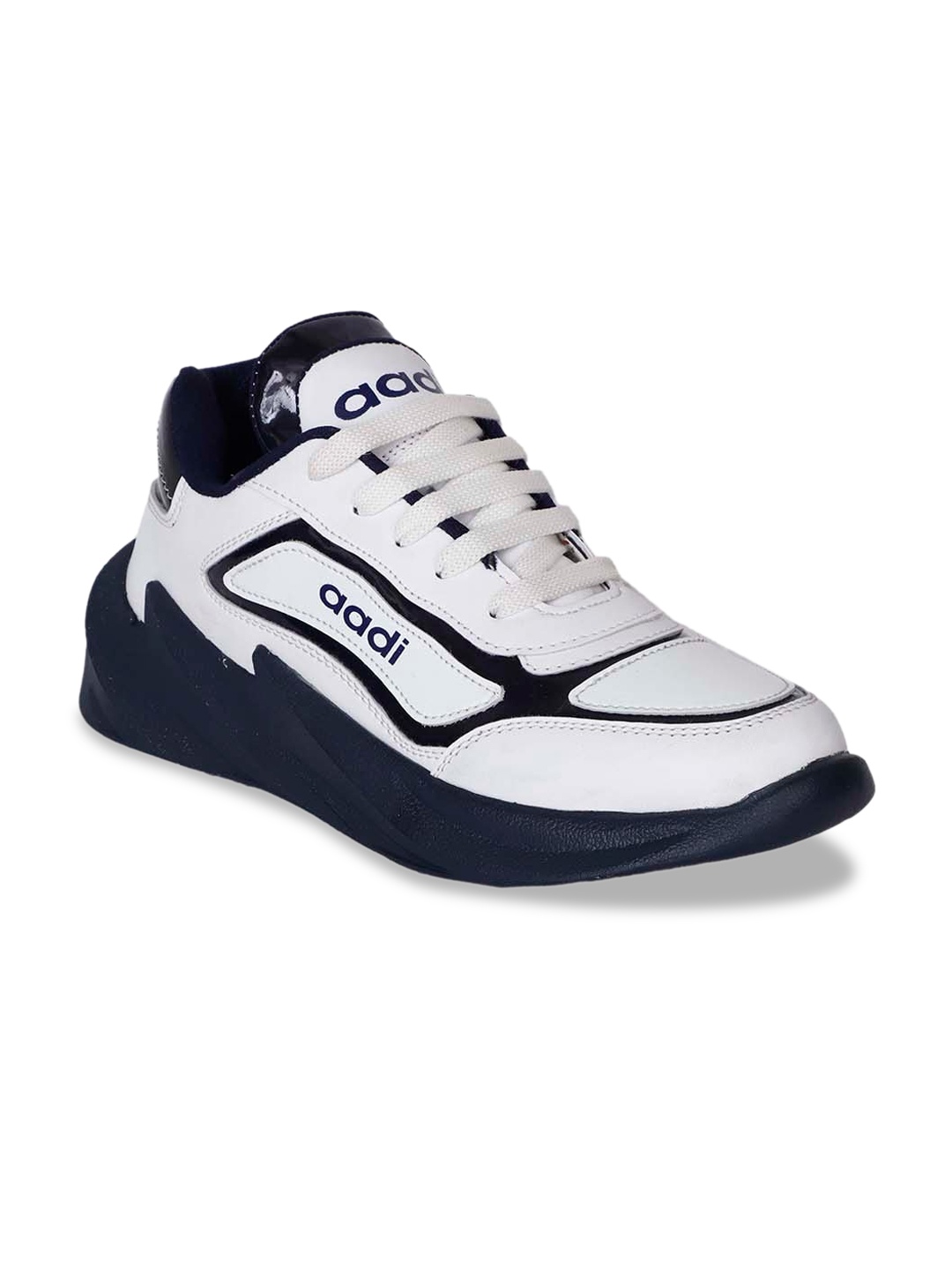 

aadi Men Blue Colourblocked Sneakers