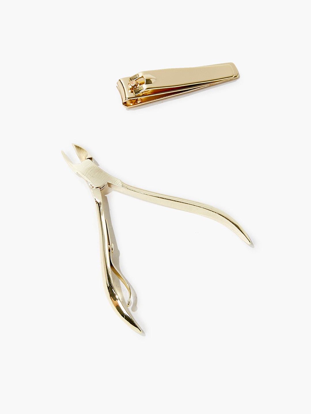 

FOREVER 21 Women Gold Cuticle Trimmer & Nail Clipper Set