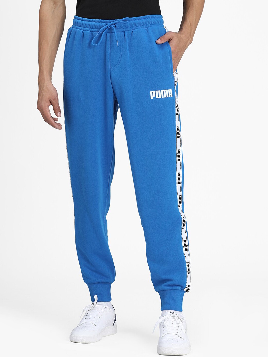 

Puma Men Blue Tape French Terry Joggers