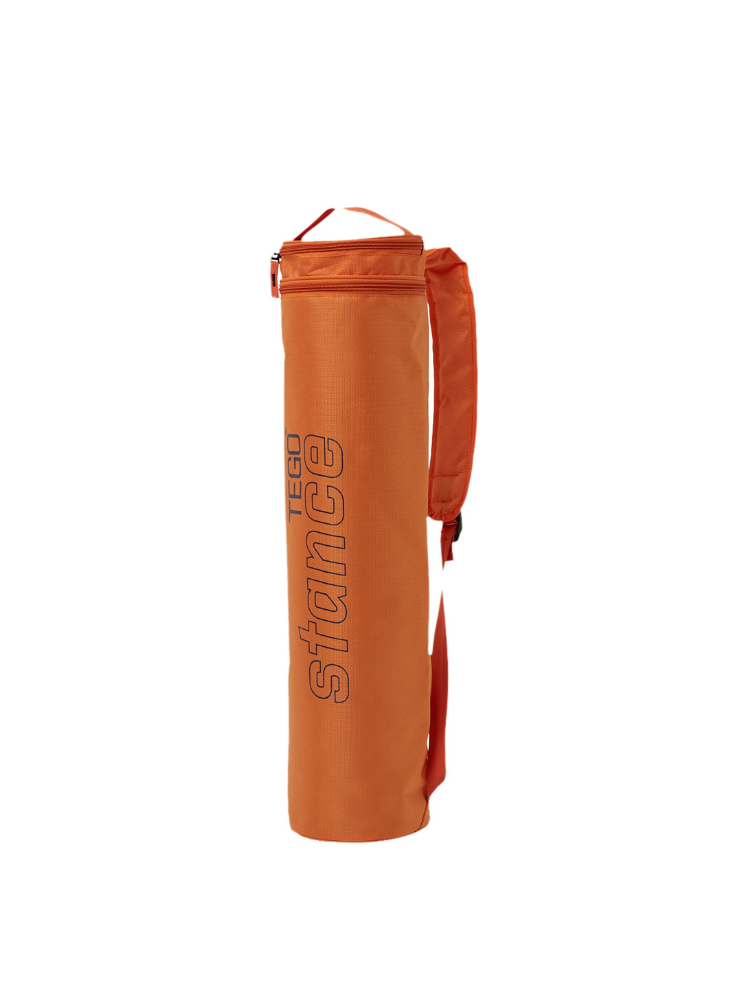 

TEGO Unisex Brown Printed Stance Reversible Yoga Mat with GuildAlign & Mat Holder Bag