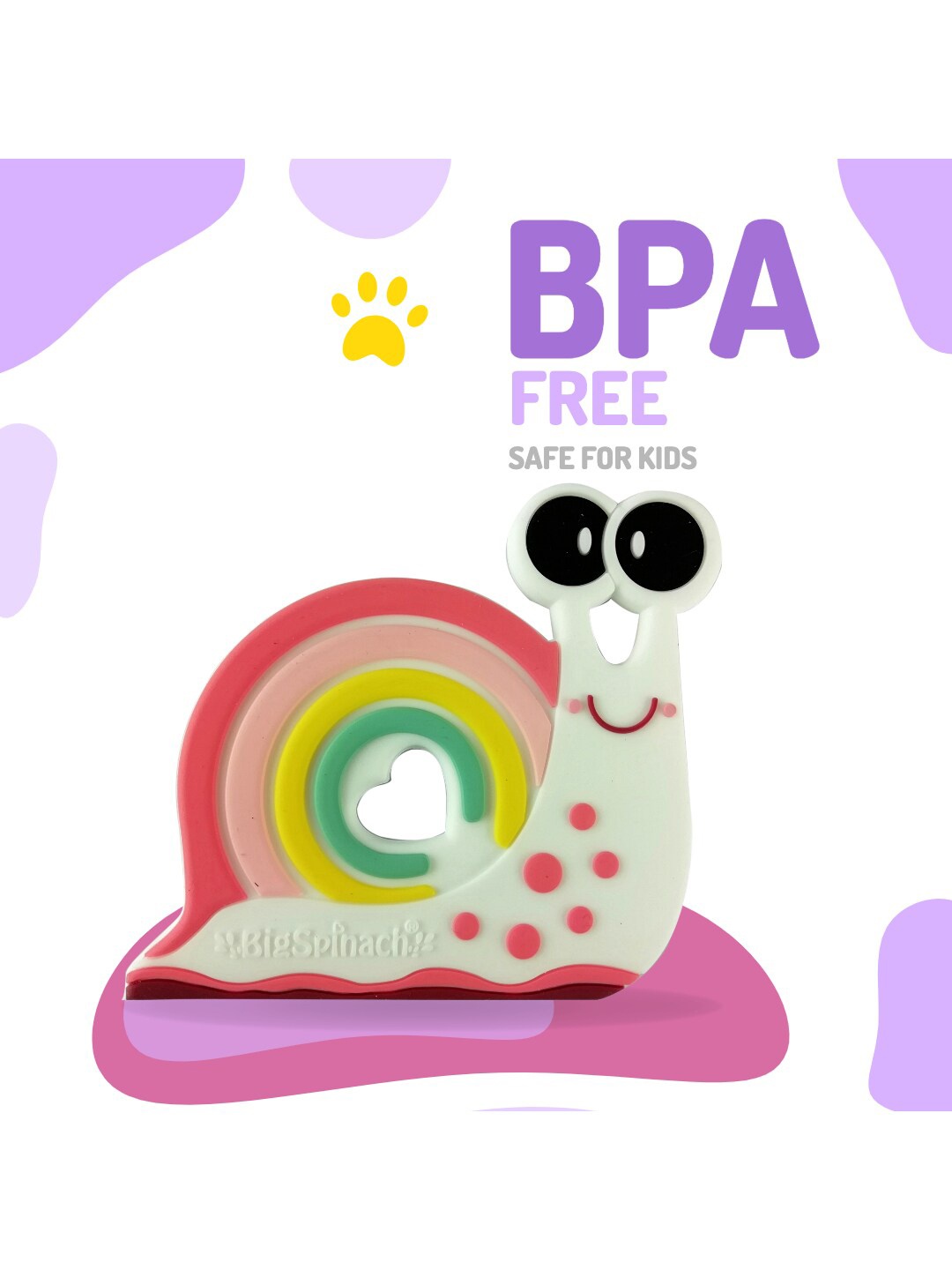 

GUCHIGU Multicoloured Baby BPA Free Chew Teether Toy, Multi