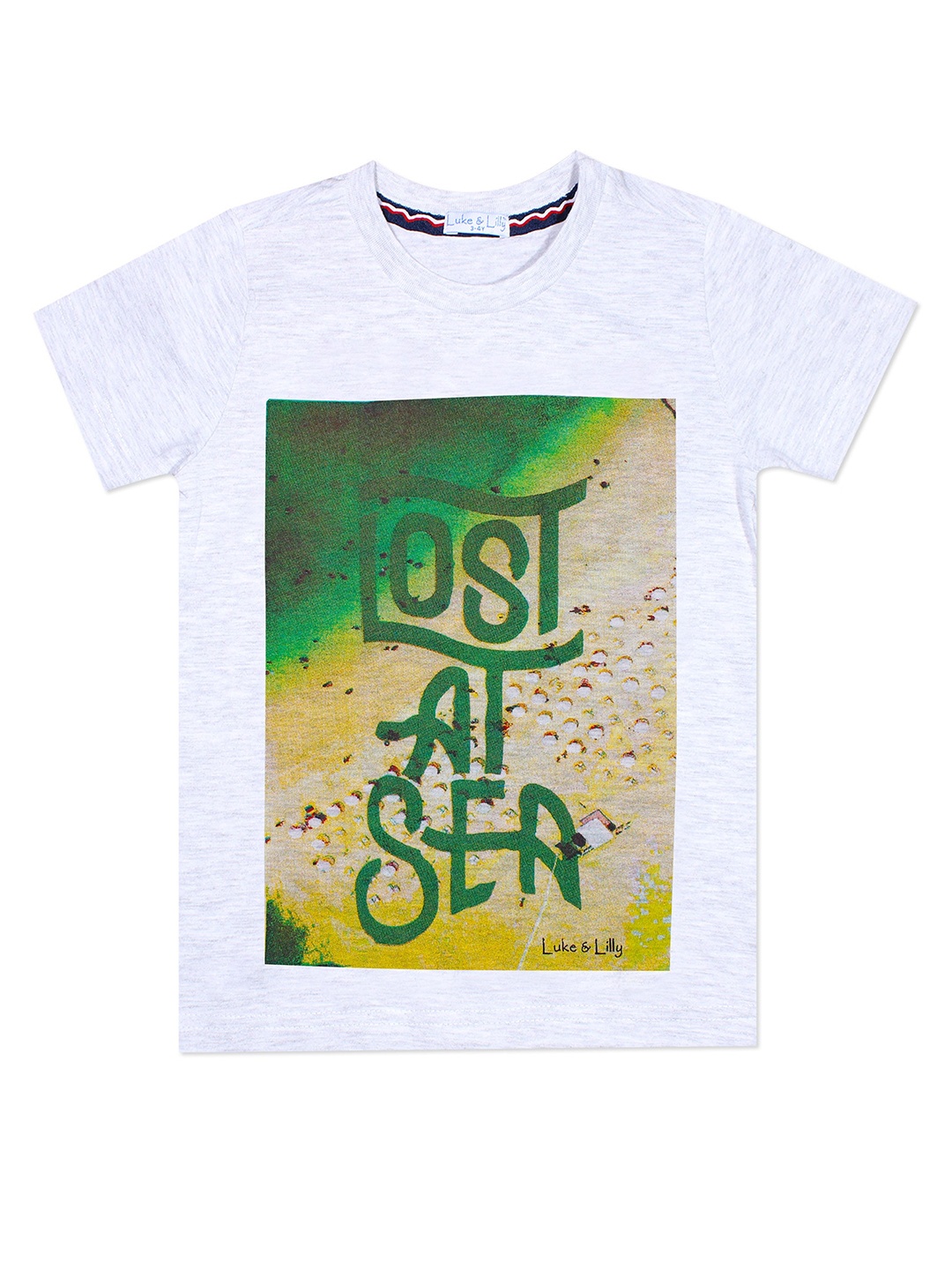 

Luke & Lilly Boys White Printed T-shirt