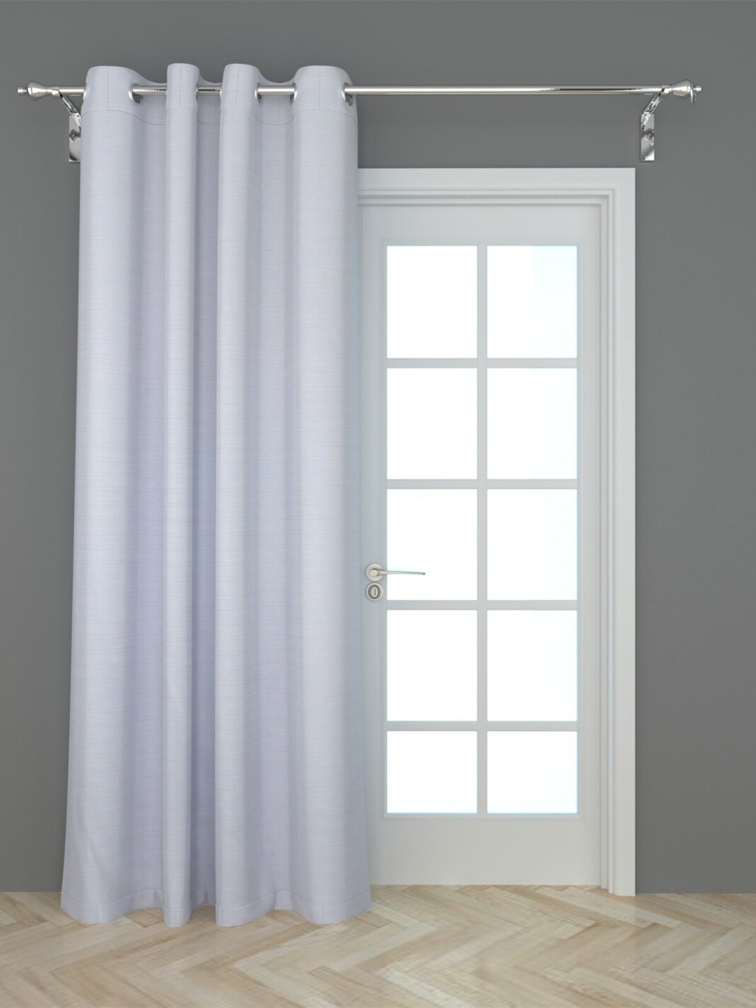 

Home Centre Blue Single Semi-Blackout Door Curtain