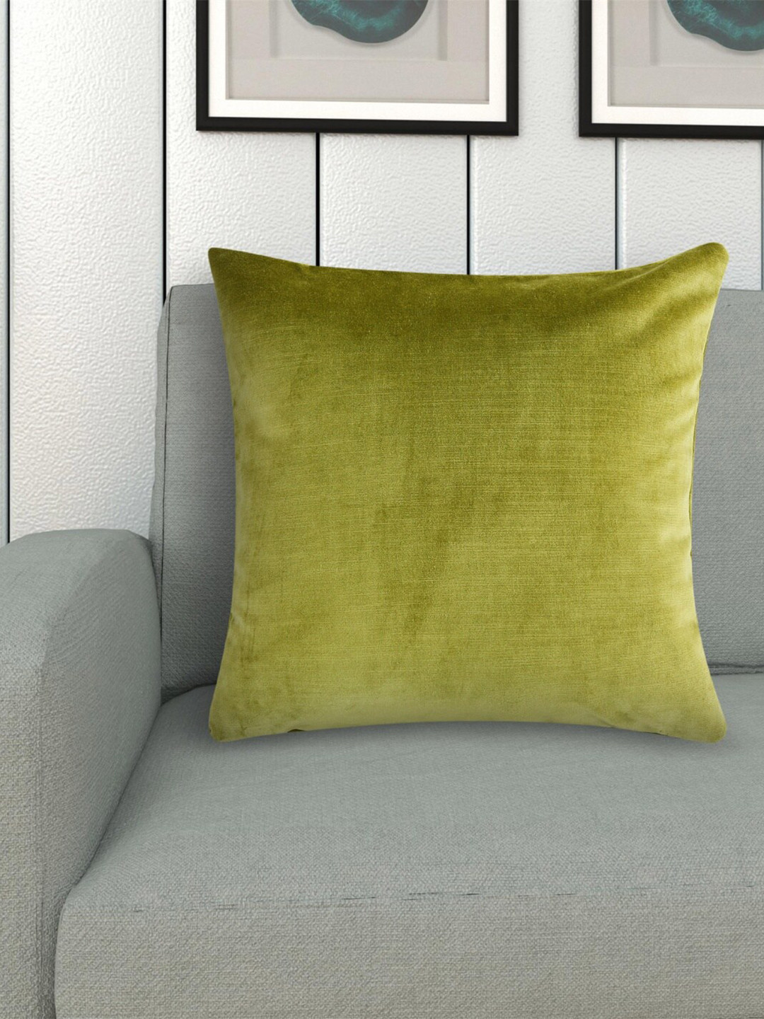 

Home Centre Green Square Cushion Covers