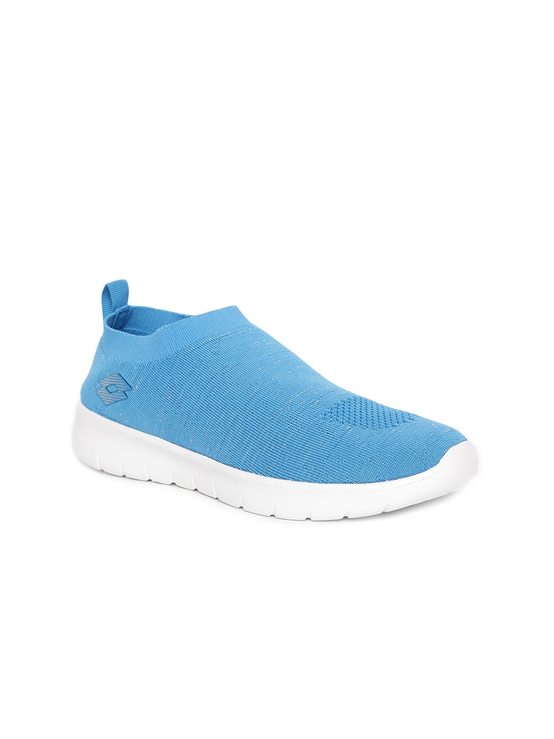 

Lotto Women Blue Mesh Walking Non-Marking Shoes