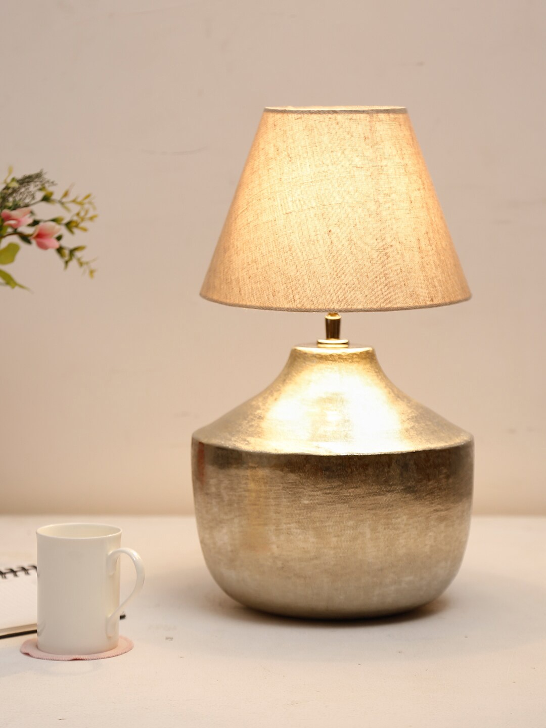 

Fabindia Off White Classic Country Classic Country Bedside Standard Lampshade