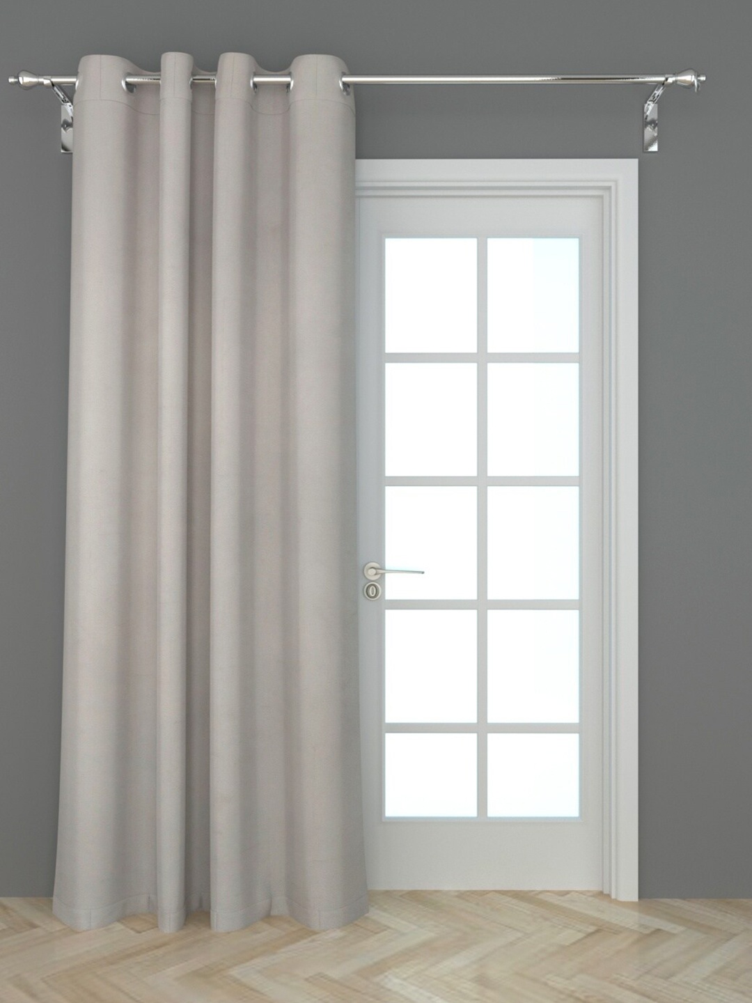 

Home Centre Grey Single Door Curtain