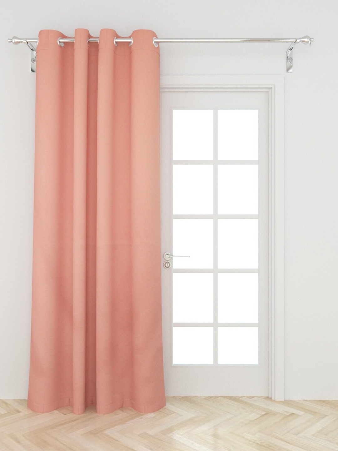 

Home Centre Peach Door Curtain