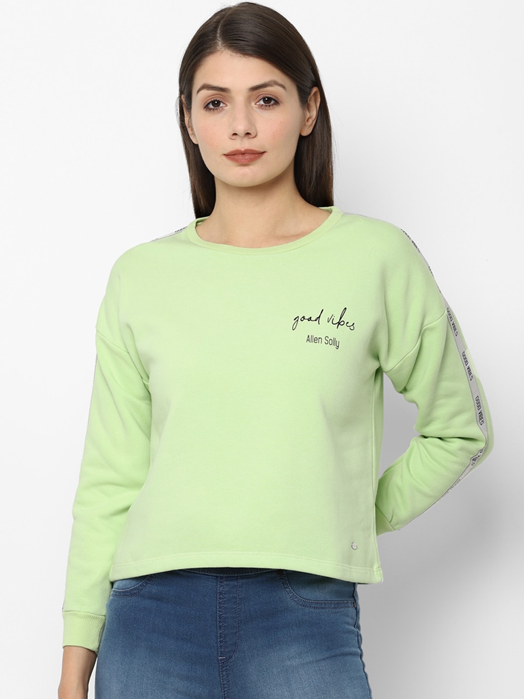 

Allen Solly Woman Women Green Sweatshirt