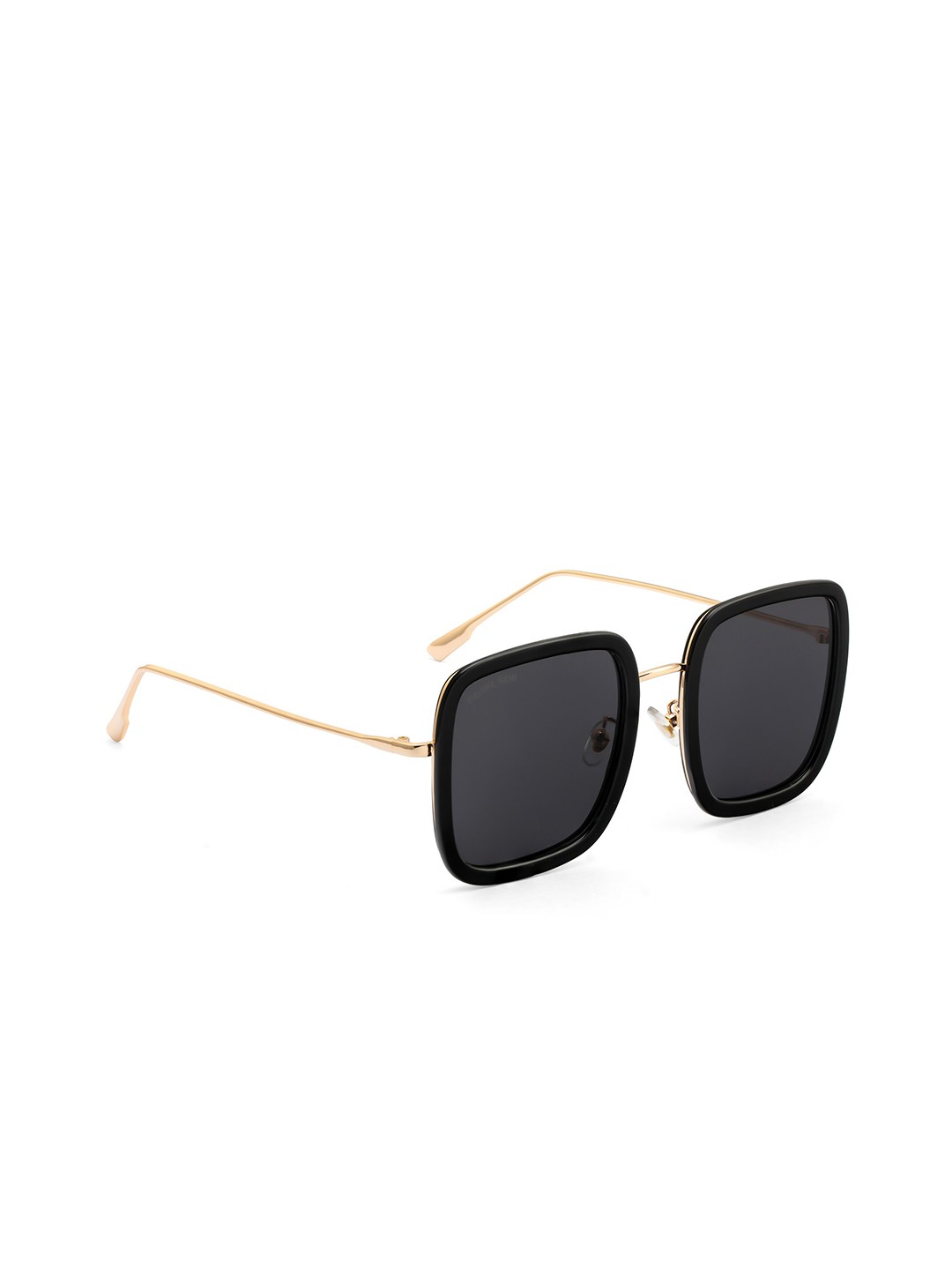 

ROYAL SON Women Black Lens & Black Square Sunglasses with UV Protected Lens CHIWM00112-C1