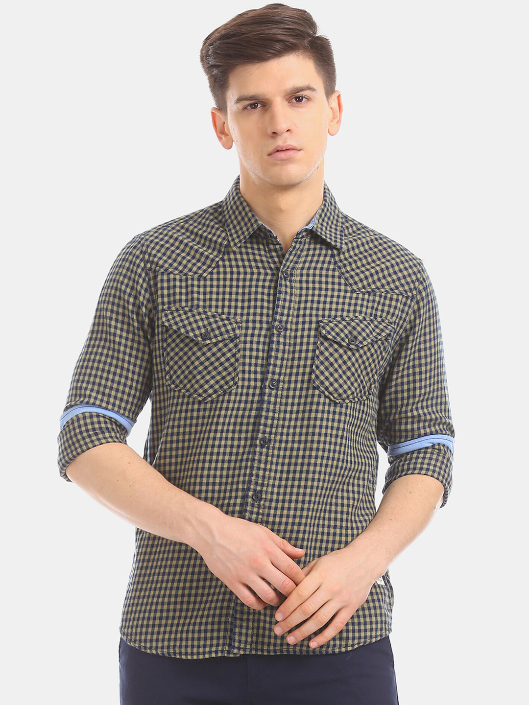 

Cherokee Men Multi Checked Casual Shirt