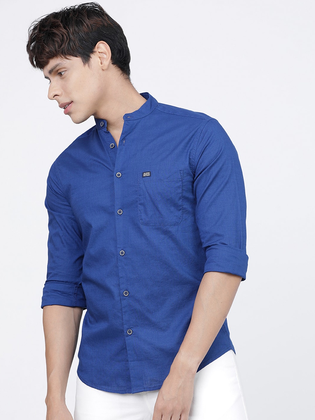 

The Indian Garage Co Men Blue Casual Shirt