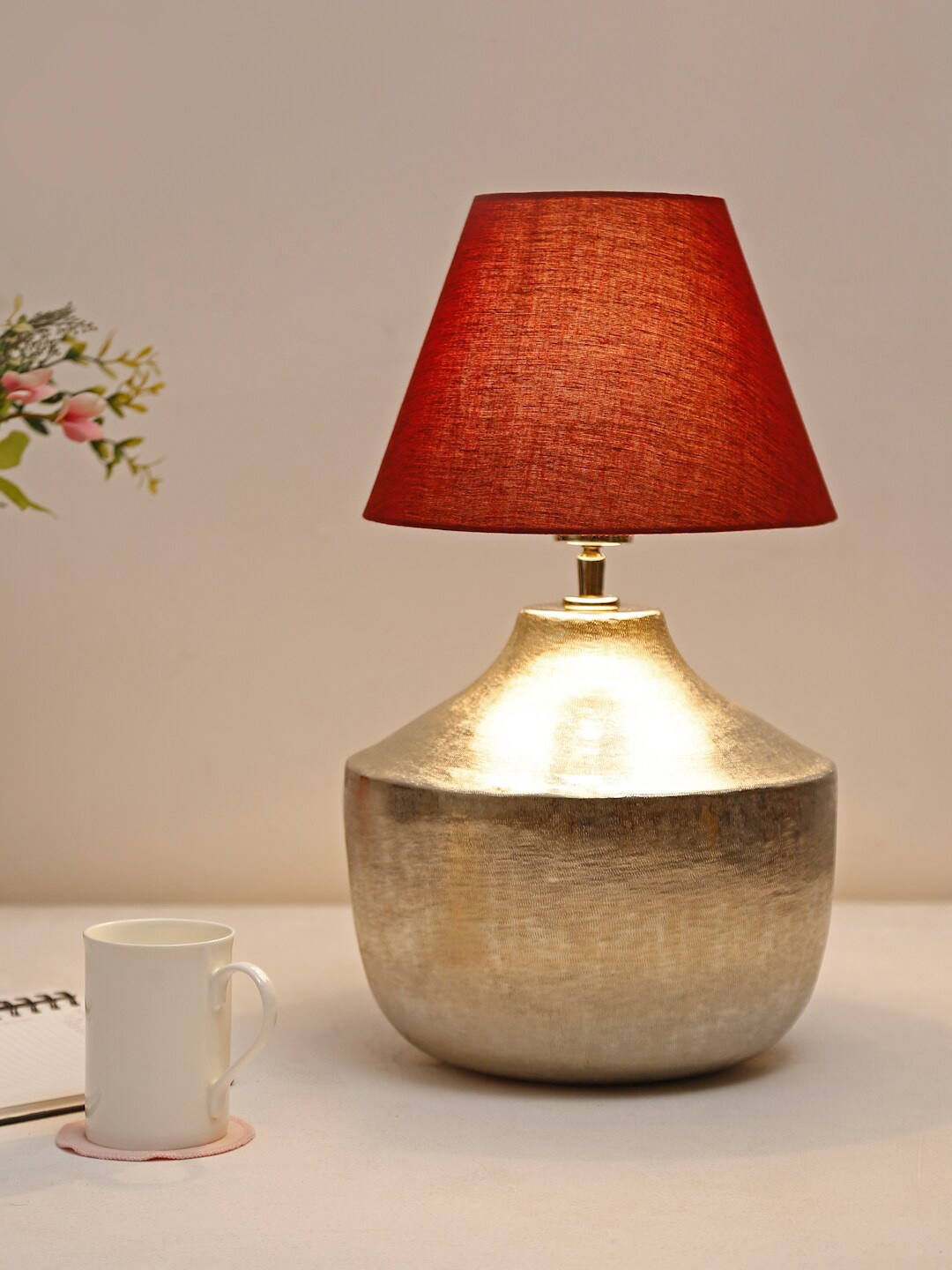 

Fabindia Basic Cotton Lamp Shade, Maroon