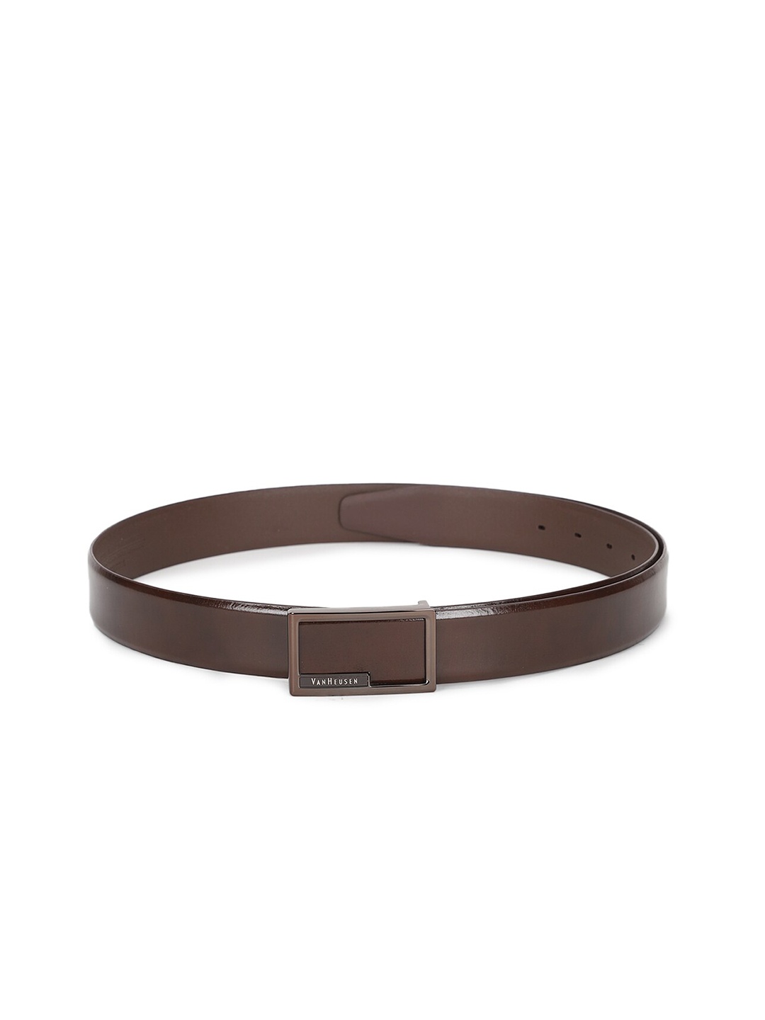 Van Heusen Men Brown Leather Formal Belt