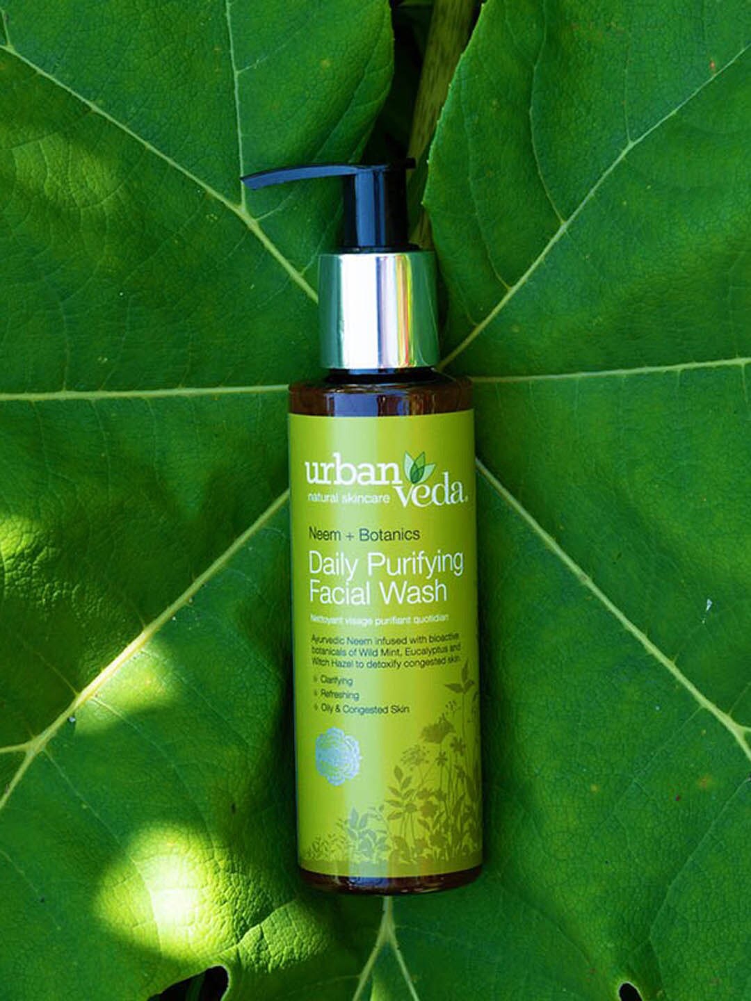 

Urban Veda Ayurvedic Neem Purifying Daily Facial Wash 150ml, Green