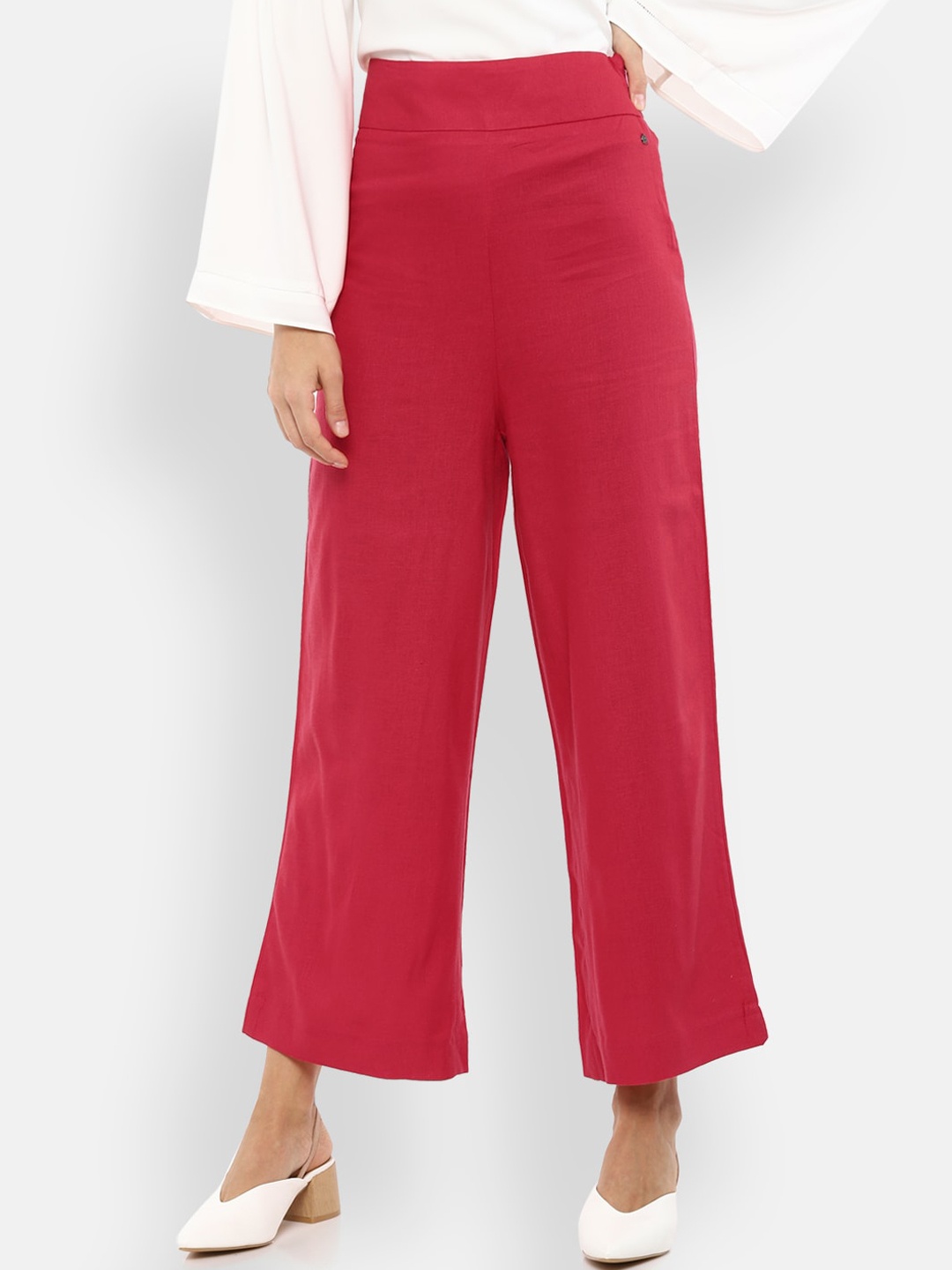 

Van Heusen Woman Women Pink Parallel Trousers