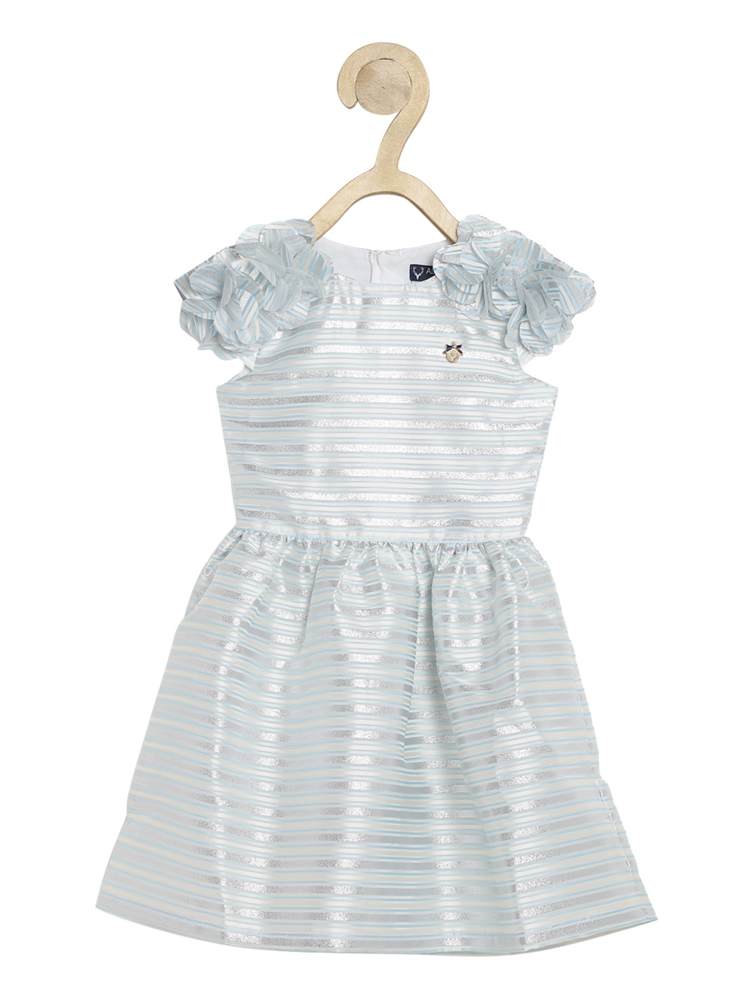

Allen Solly Junior Girls Blue Striped Dress