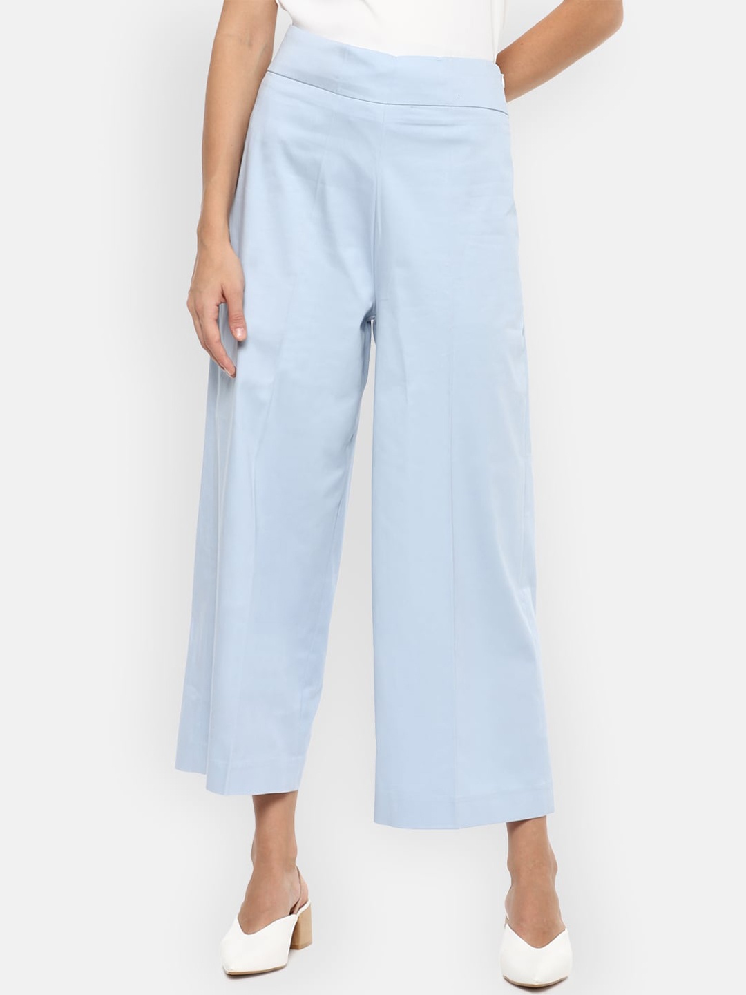 

Van Heusen Woman Women Blue Culottes Trousers