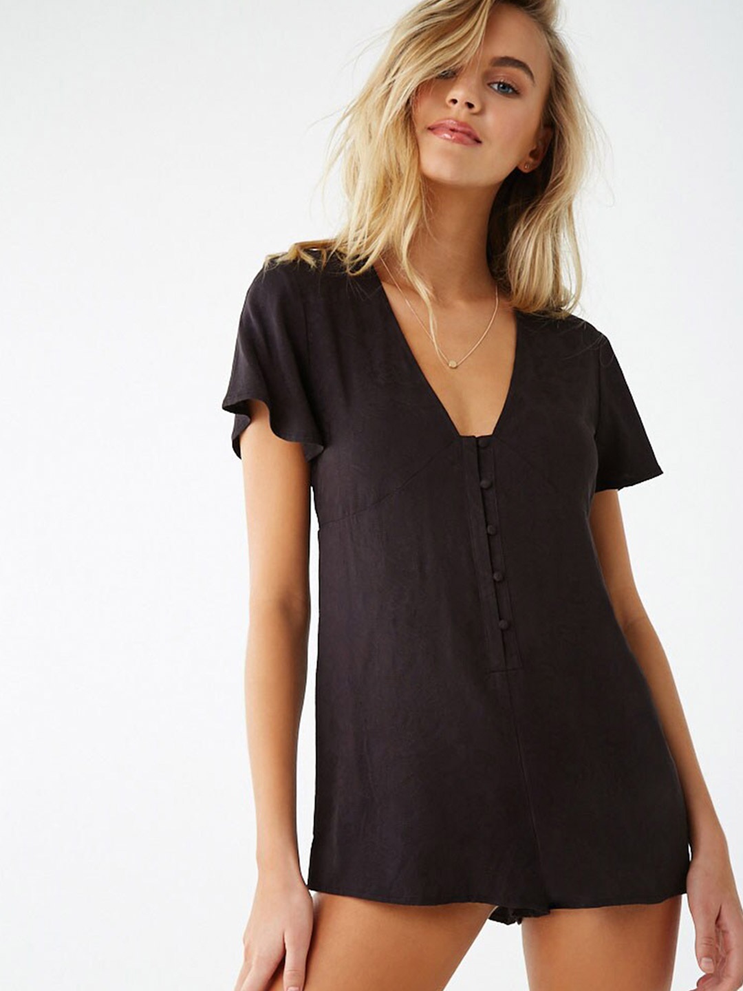 

FOREVER 21 Black Nightdress