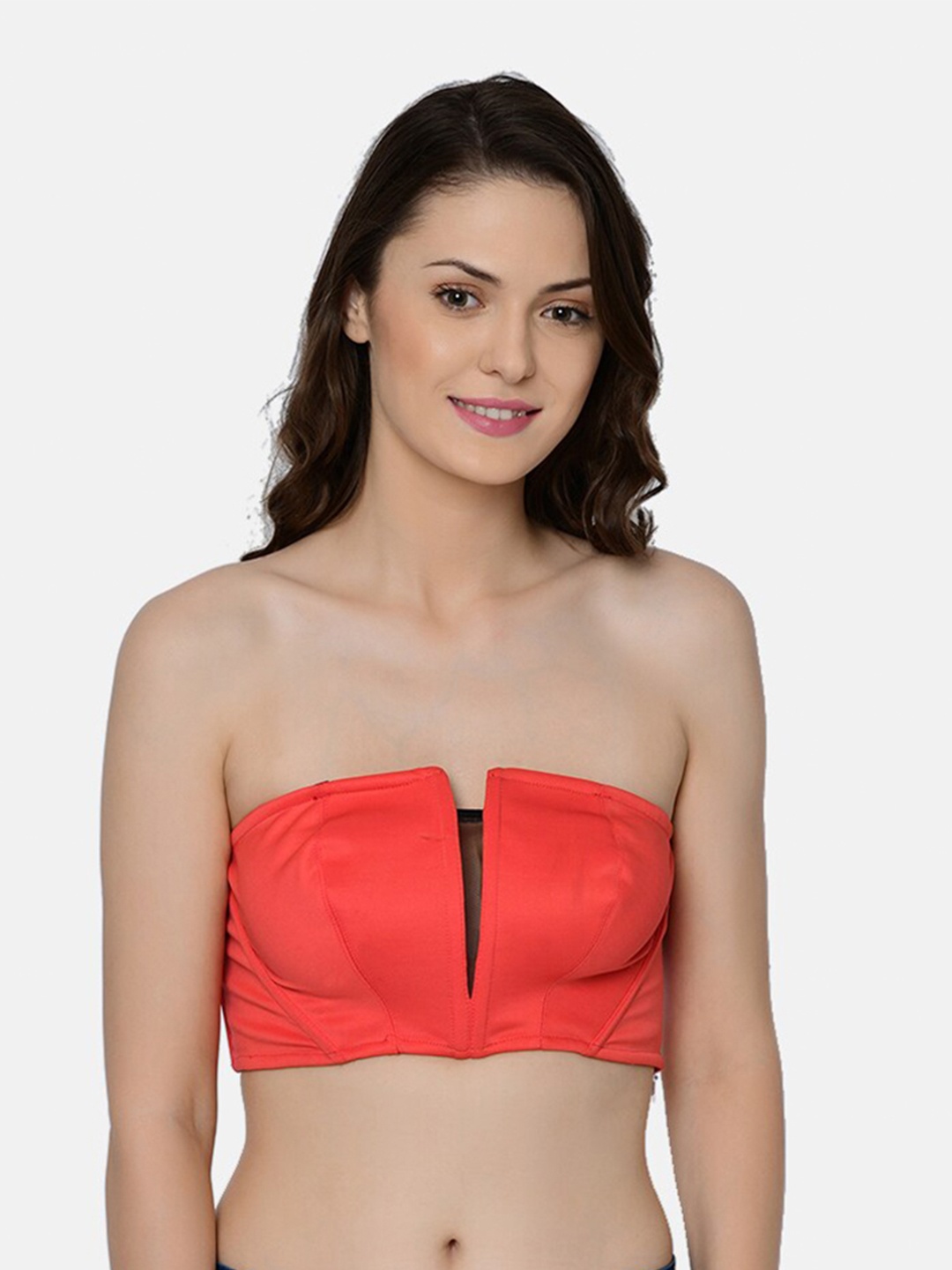 

PRETTYBOLD Orange Bralette Bra Full Coverage PBN-1245 ORANGE-F19-R19