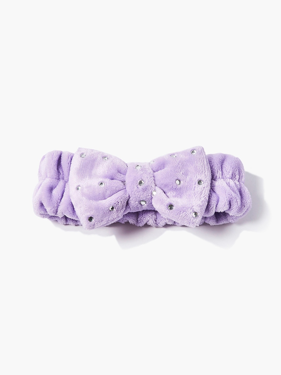 

FOREVER 21 Women Purple & White Embellished Ponytail Holders
