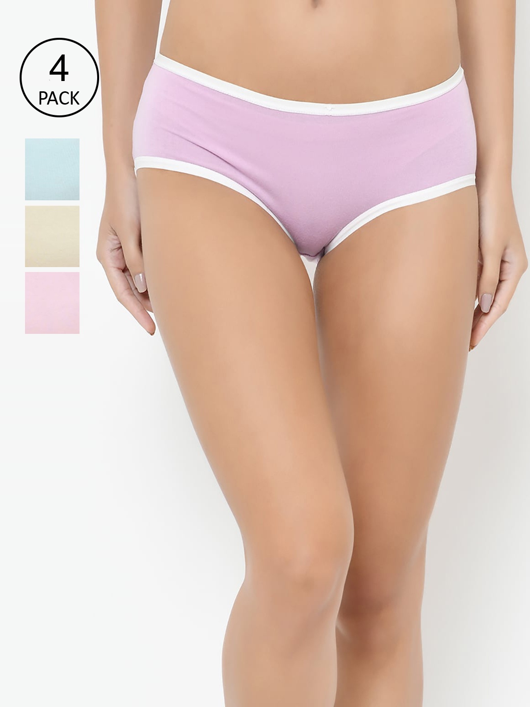 

Cosmo Lady Women Pack of 4 Assorted Hipster Briefs LK7B2G