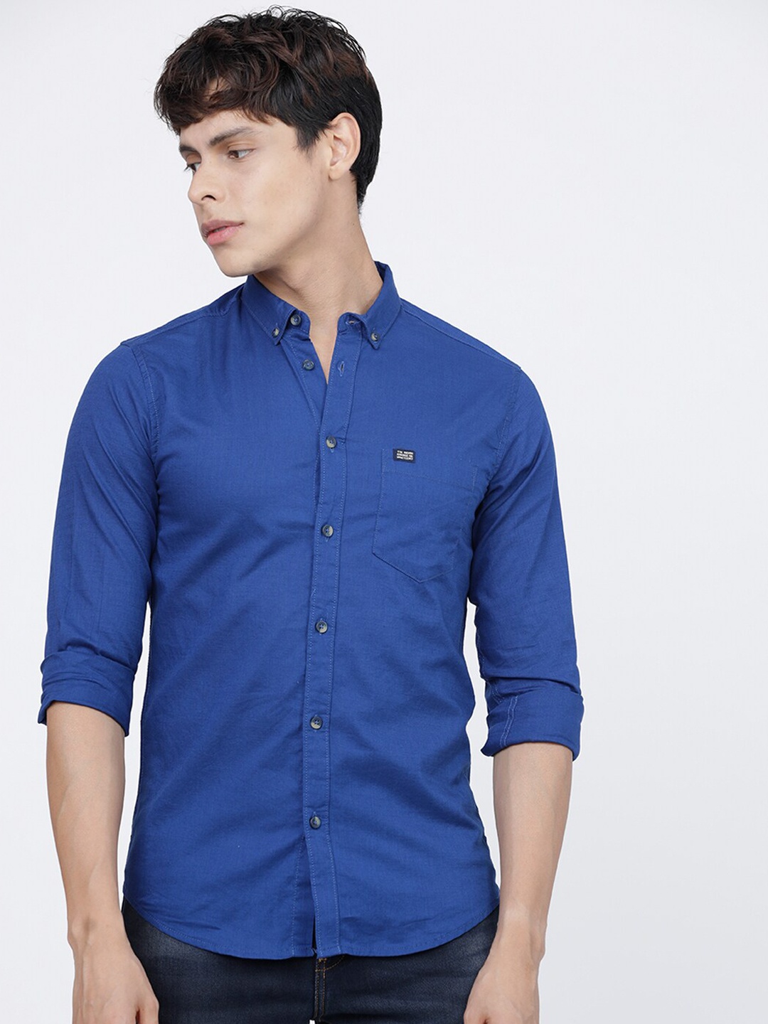 The Indian Garage Co Men Blue Casual Shirt