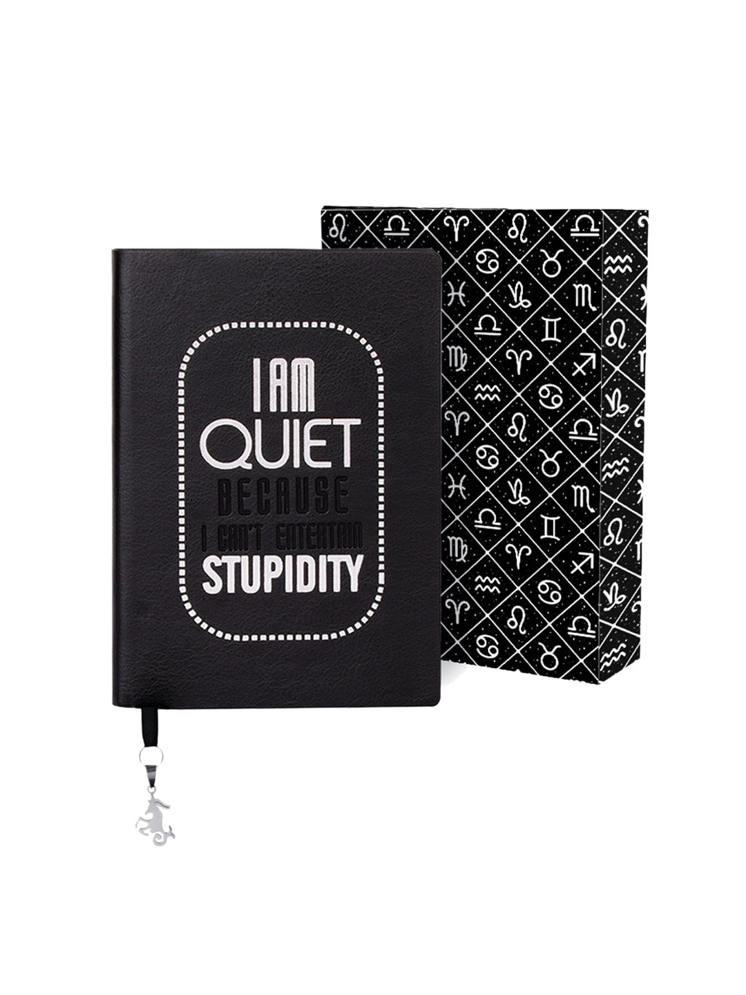 

Doodle Black & White Printed Capricorn Zodiac Birthday Gift Diary