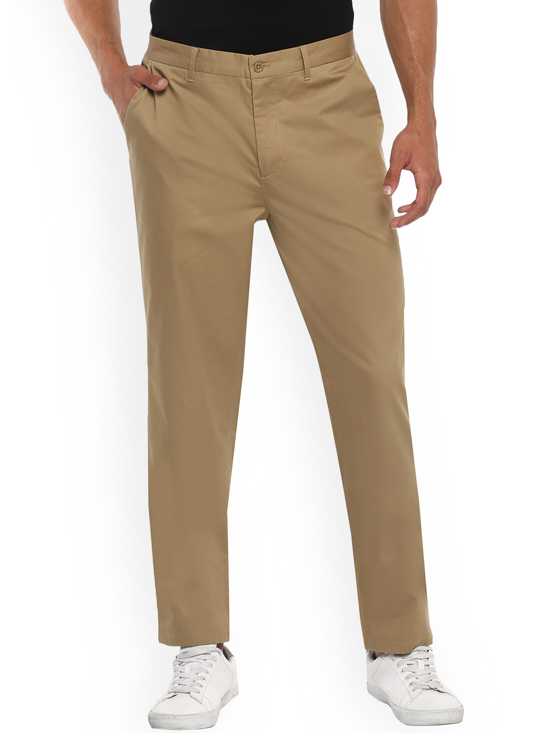 

Fred Perry Men Brown Regular Trousers