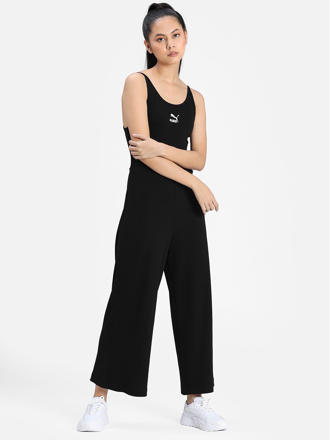 

Puma Black Classics Ribbed Jumpsuit