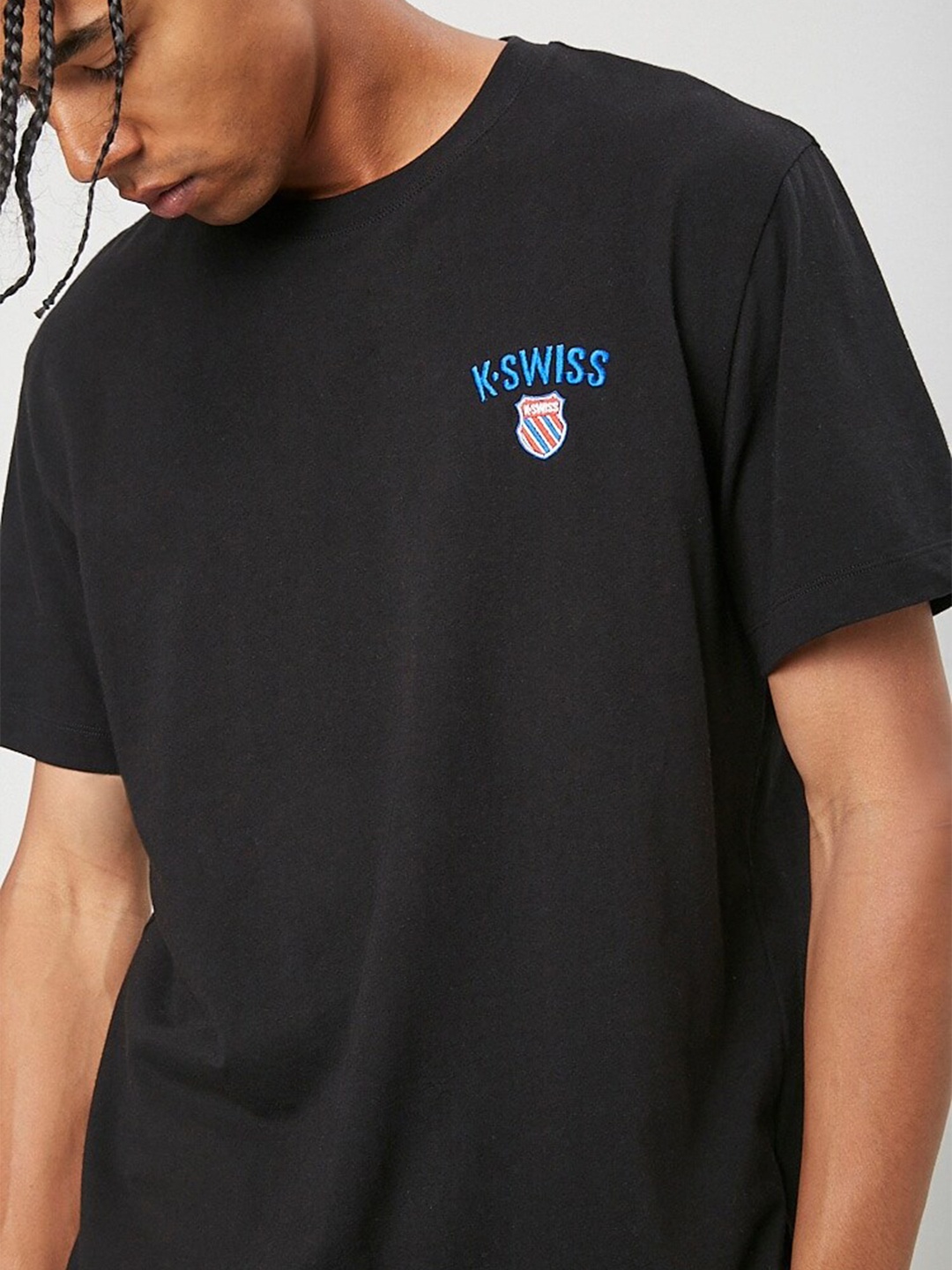 FOREVER 21 Men Black Printed T-shirt
