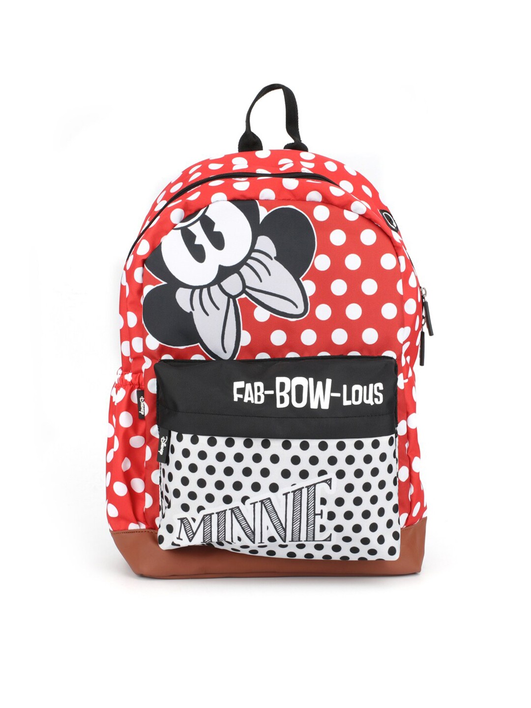 

Disney Girls Red & White Minnie Mouse Backpack with Compression Straps