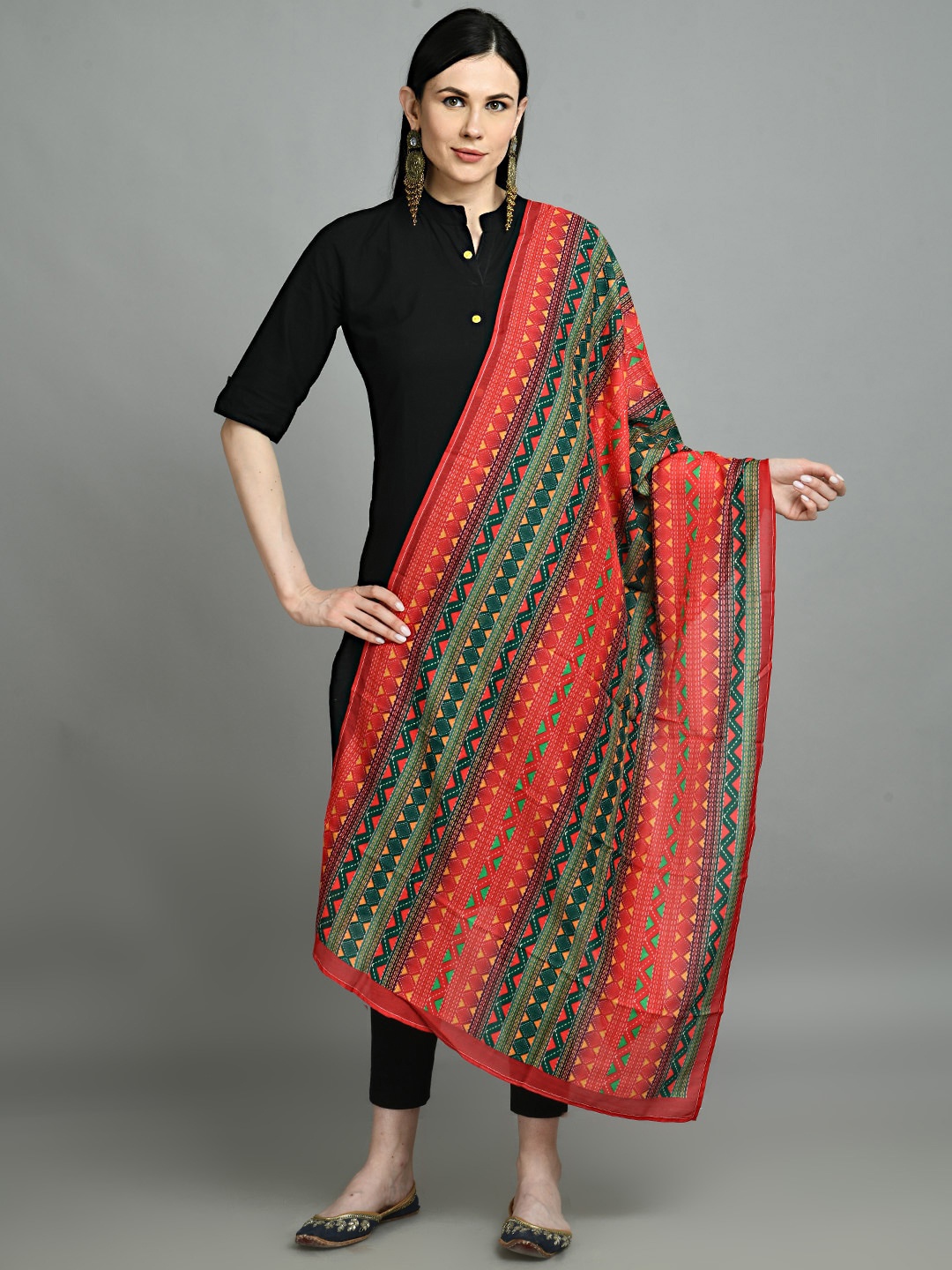 

Myshka Multi Printed Dupatta