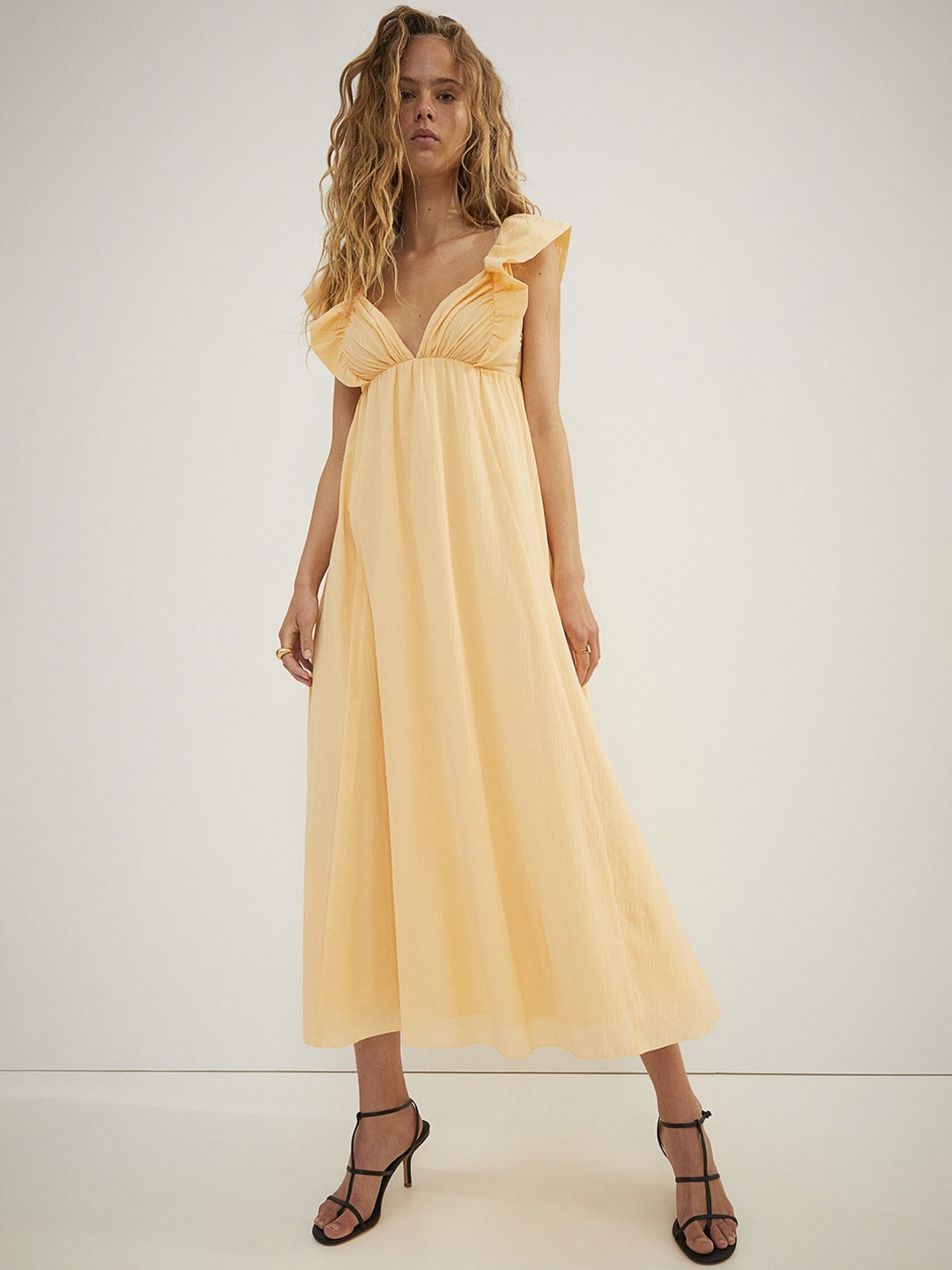 

H&M Yellow Cotton Dress