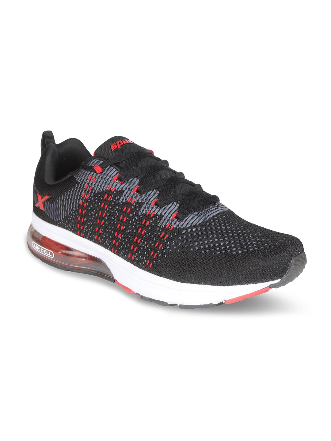 

Sparx Men Black Mesh Running Non-Marking Shoes
