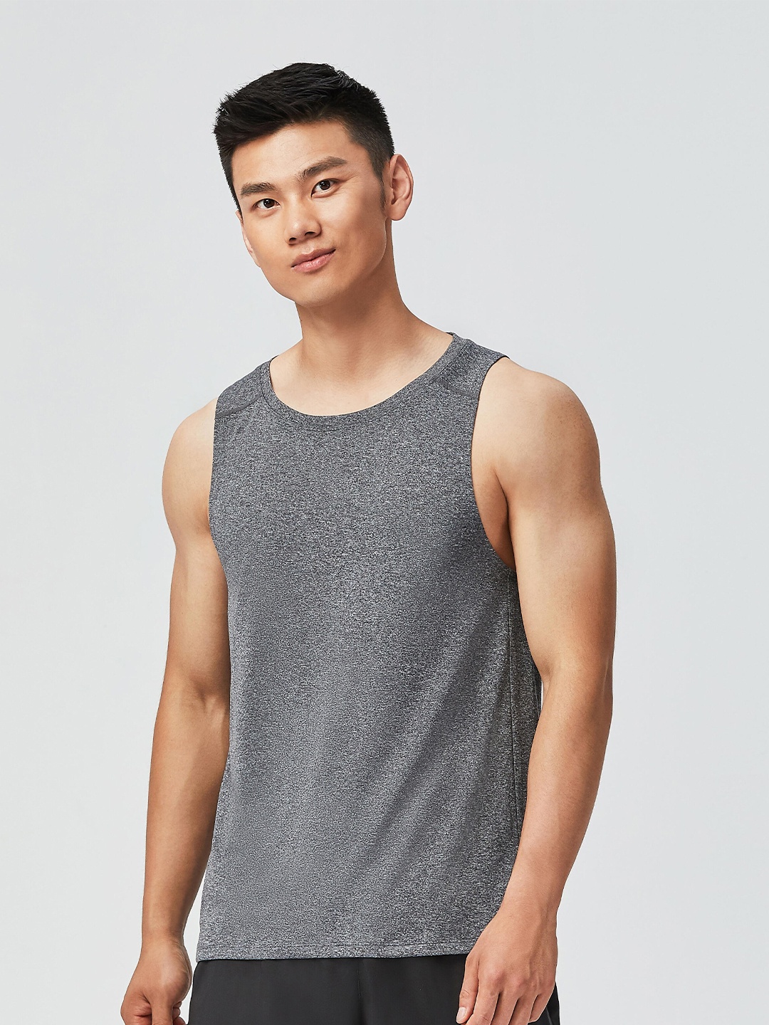

Domyos By Decathlon Men Grey Training T-shirt